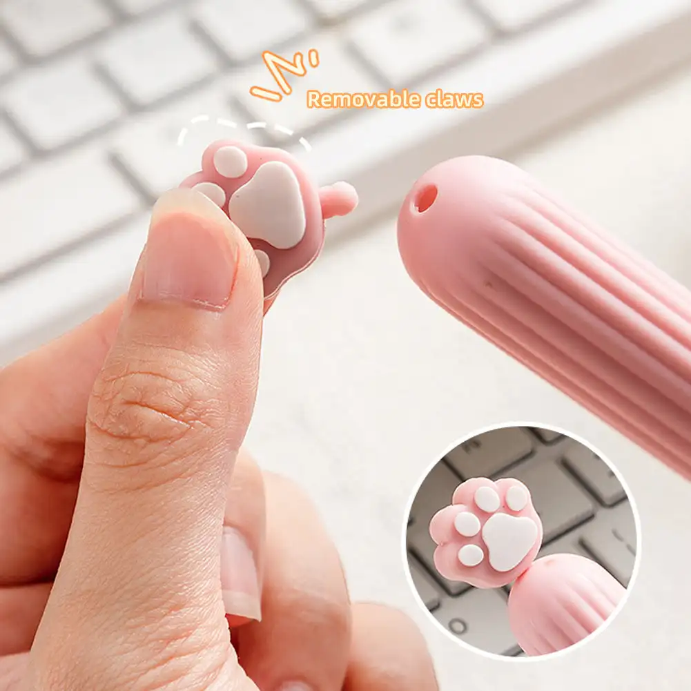 猫用の頑丈な櫛,漫画のプリント,簡単に掃除できる,防塵,家具,ふた,小さい