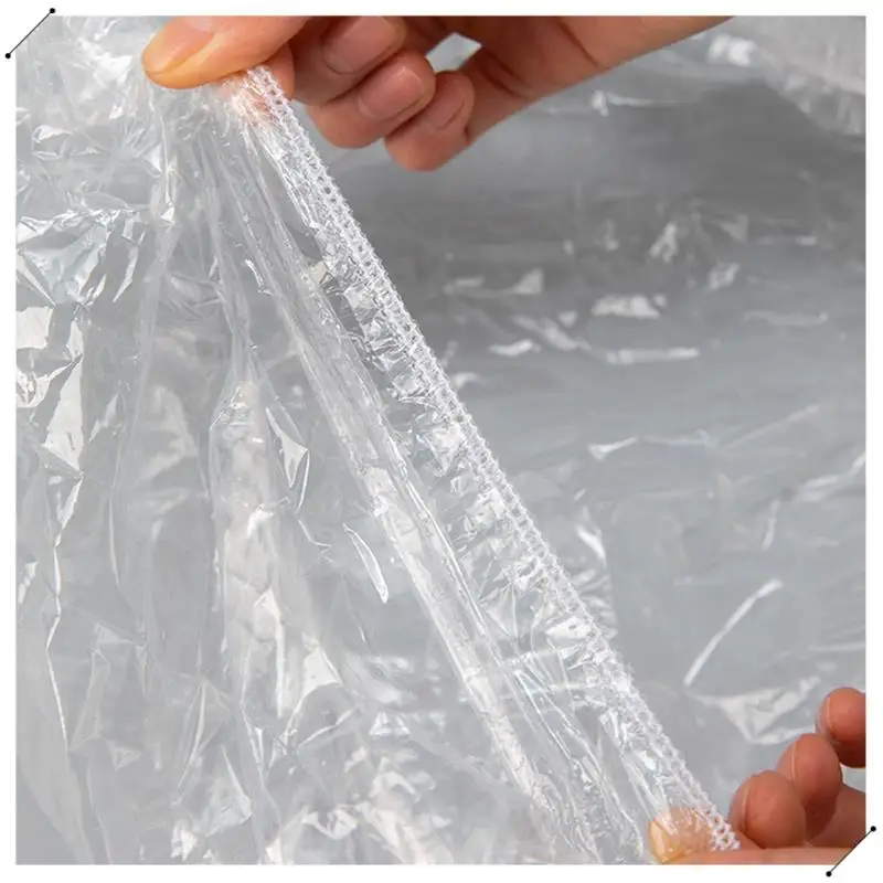 Disposable Food Covered With Plastic Bags Food-Grade Fruit And Vegetable Storage Bag Elastic Plastic Bag