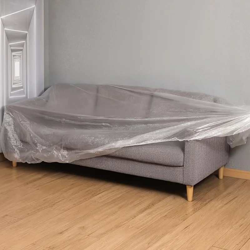 3 Stück Übergroße Elastische Staubschutzhüllen 310 cm x 240 cm Geeignet für Innen- und Außenbereich Sofas/Fernseher Mehrzweck-Sets – Detail 3