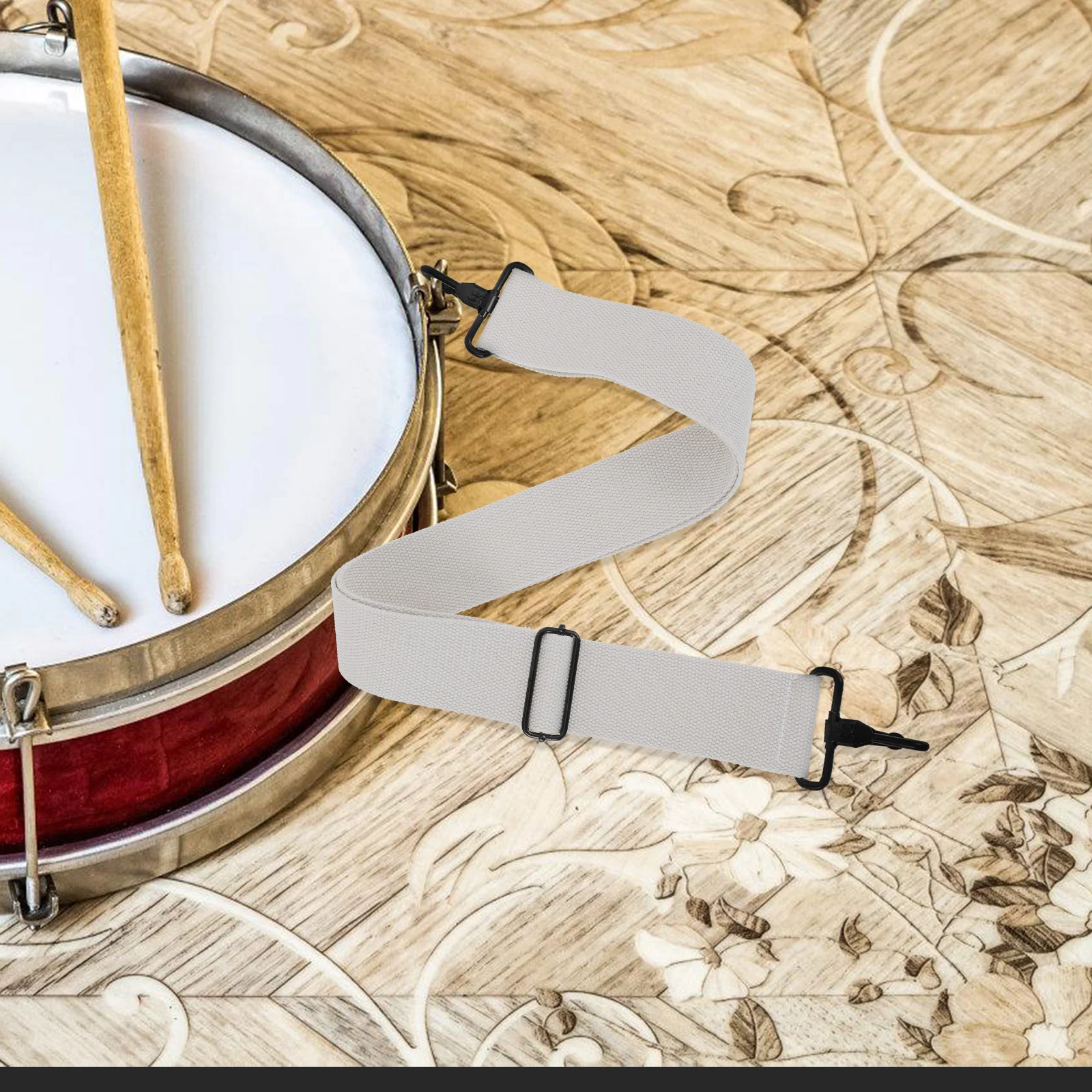 

Snare Drum Strap Adjustable Cotton Shoulder Belt Replacement Marching Sling Suitable Drums Practice Performance