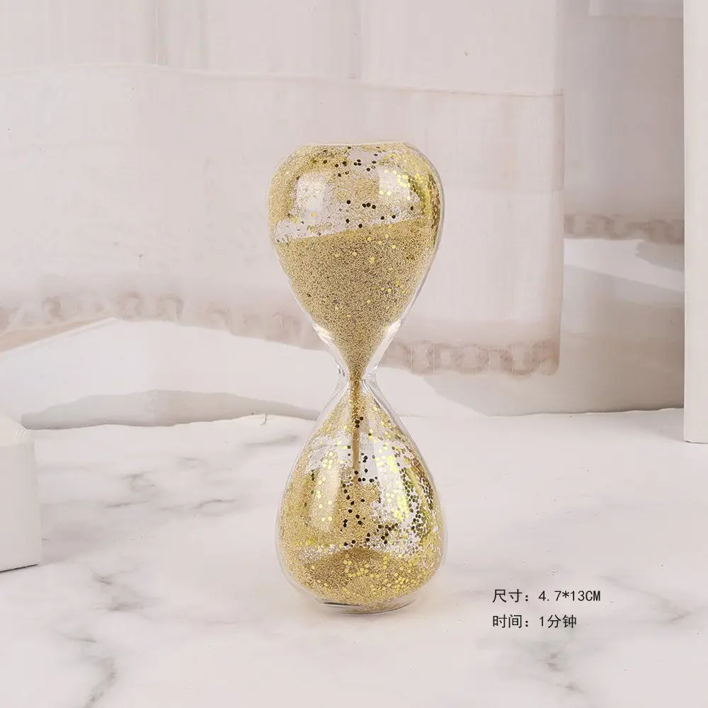 Creative Sequined Colorful Hourglass Home Ornament Crafts 1 2 3 Minute Timer