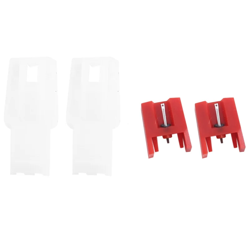HFES 2PCS Turntable Stylus Dynamic Magnetic Needle Record Player Vinyl LP Gramophone Replacement Parts