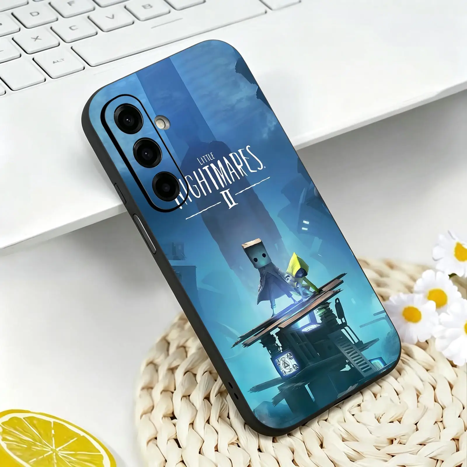 Phone Case For Samsung A57 A56 A37 A27 A17 A36 A26 A55 A35 Black Matte Soft Case HOT GAME Little nightmares