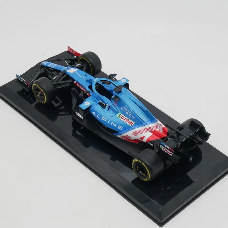 Ixo Maßstab 1:24, Druckguss-Legierung, ALPINE A521 Fernando Alonso 2021, Rennspielzeug, Autos, Modell, klassische Geschenke für Erwachsene, Souvenir, statische Anzeige