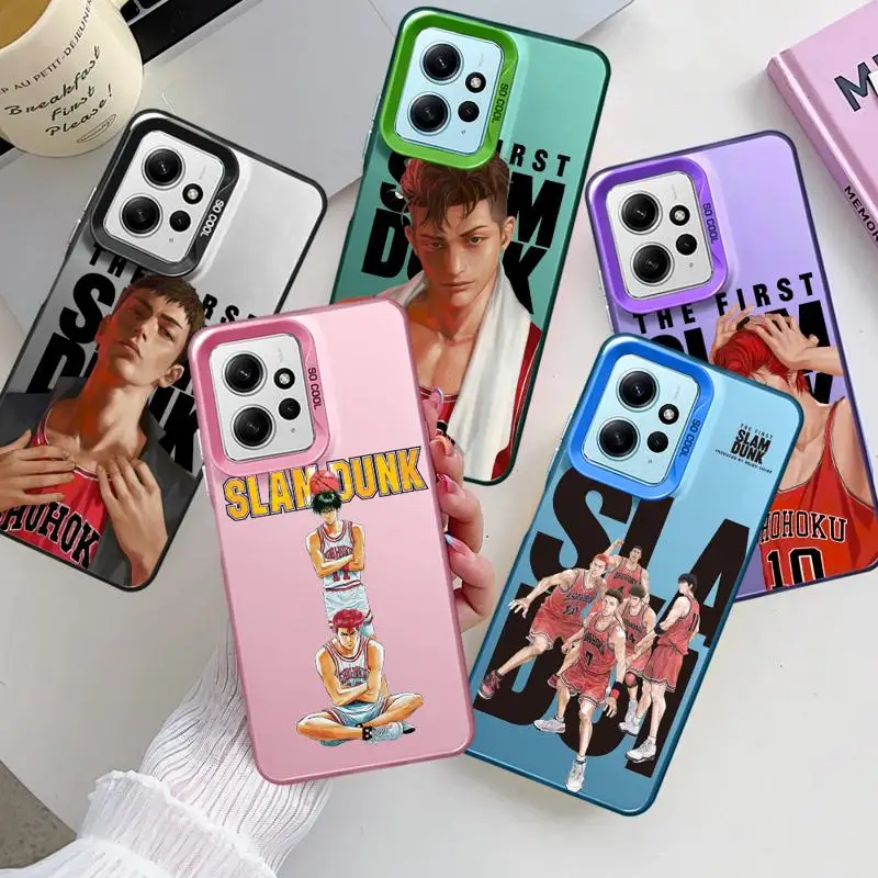 Slams Dunk-k Phone Case for Xiaomi Redmi 9T A1 10 A1 A2 Plus 9C 12 Back Soft Cover Shockproof