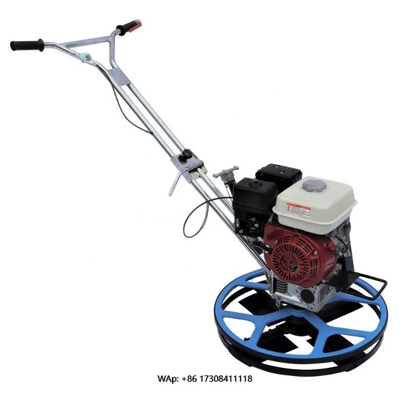 Chrom-plated  Edger Power Trowel Corner Finishing Engine Hand Push Power Trowel