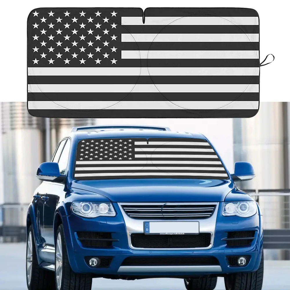 

Car Windshield Sunshade American Foldable Sun Shade Visor Cover Anti UV For Ford Chevrolet Toyota Hyundai Peugeot Acura