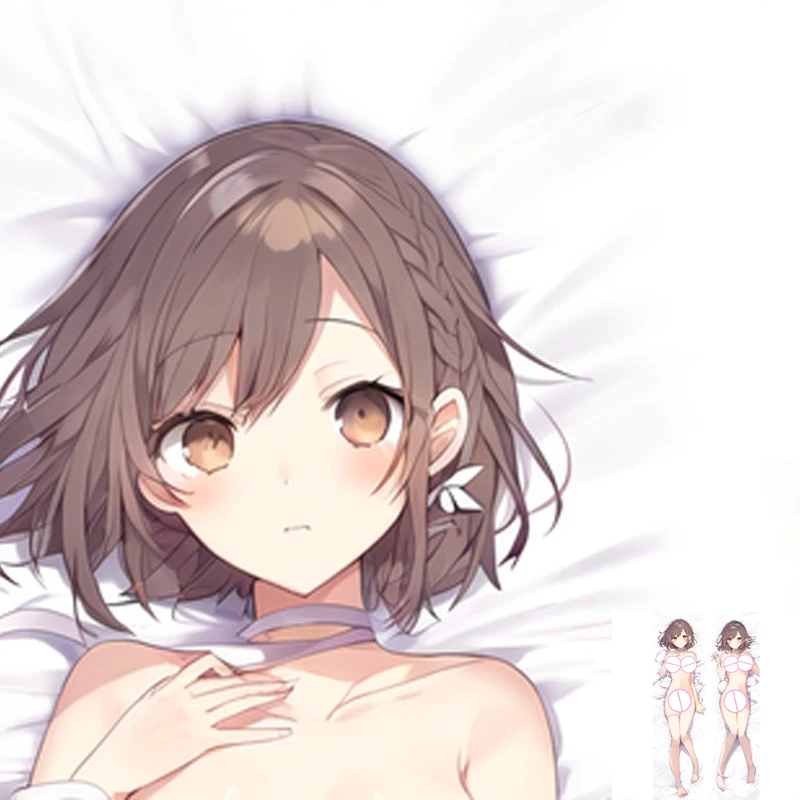 

Dakimakura Anime Pillow Cover Beauty With Giant Breasts Double Sided Print Life-size Halloween Christmas Decoration