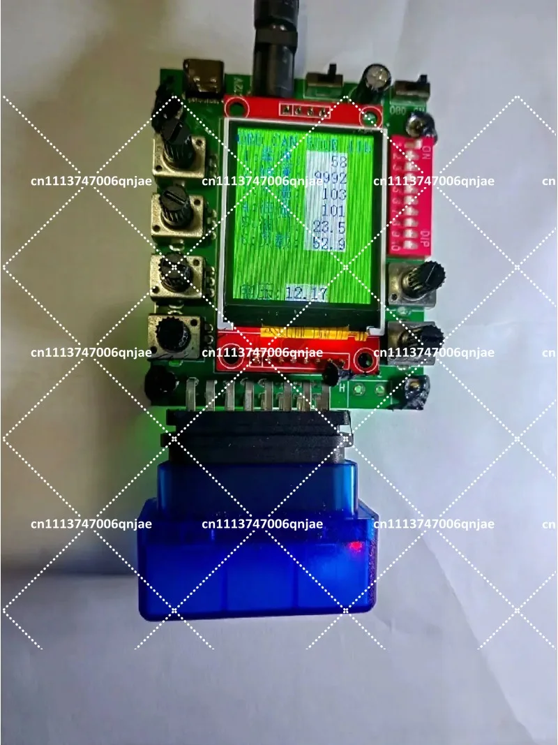 OBD Simulator ECU Signal Simulator for ELM327 Testing, Compact 76x62mm Practical Tool
