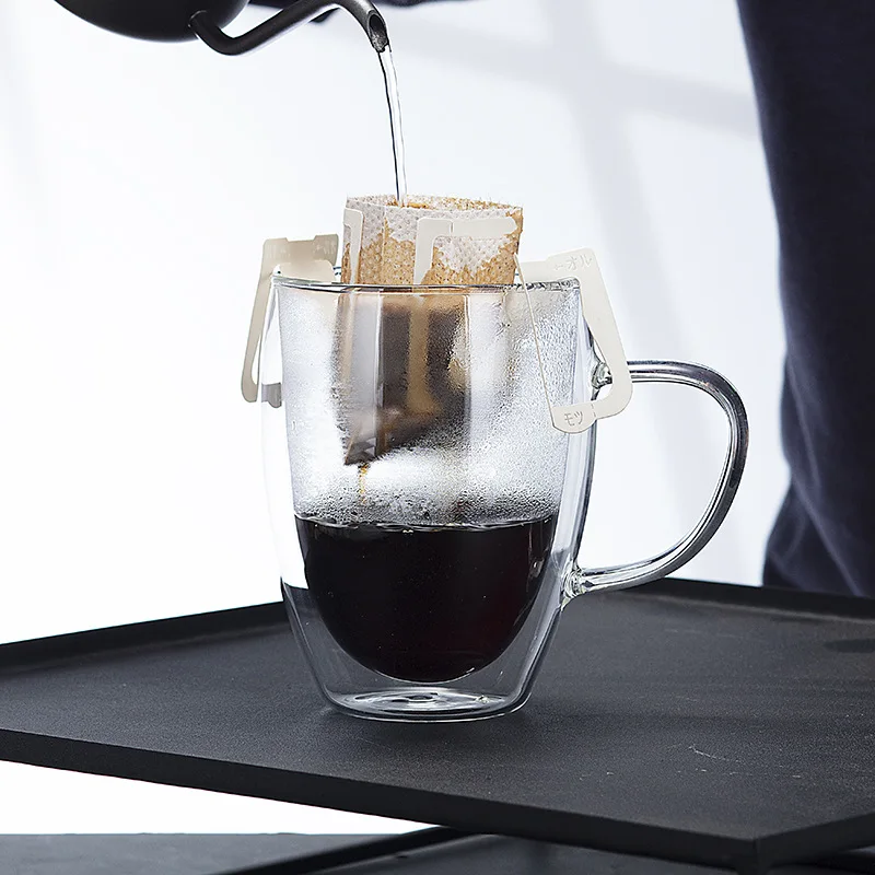 Heat-Resistant Double-Layer Creative Egg-Shaped Coffee Cup, Cross-Border Glass Juice Cup