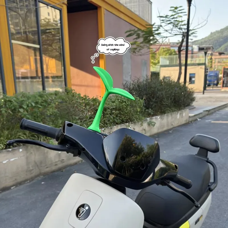 

Car Ornaments 3D Car Roof Decoration Stickers Bean Sprout Seedlings Flower Bud Tentacle Ornament Exterior Decorative Accessories