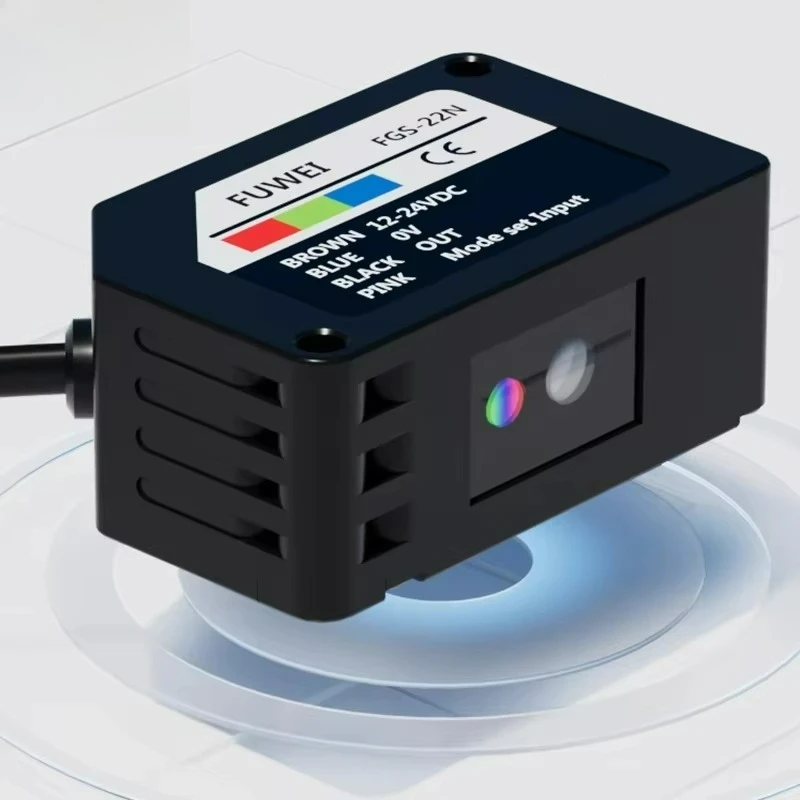 FGS-22 Hot Sale RGB Photoelectric Sensor Color Mark Sensor with Optical Contrast Color Optical Sensing Product