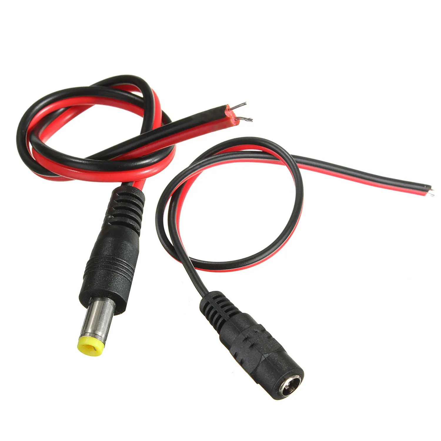 

【ALLOWANCE】5.5 X 2.1Mm DC Power Jack Plug CCTV Camera Power Connection Line