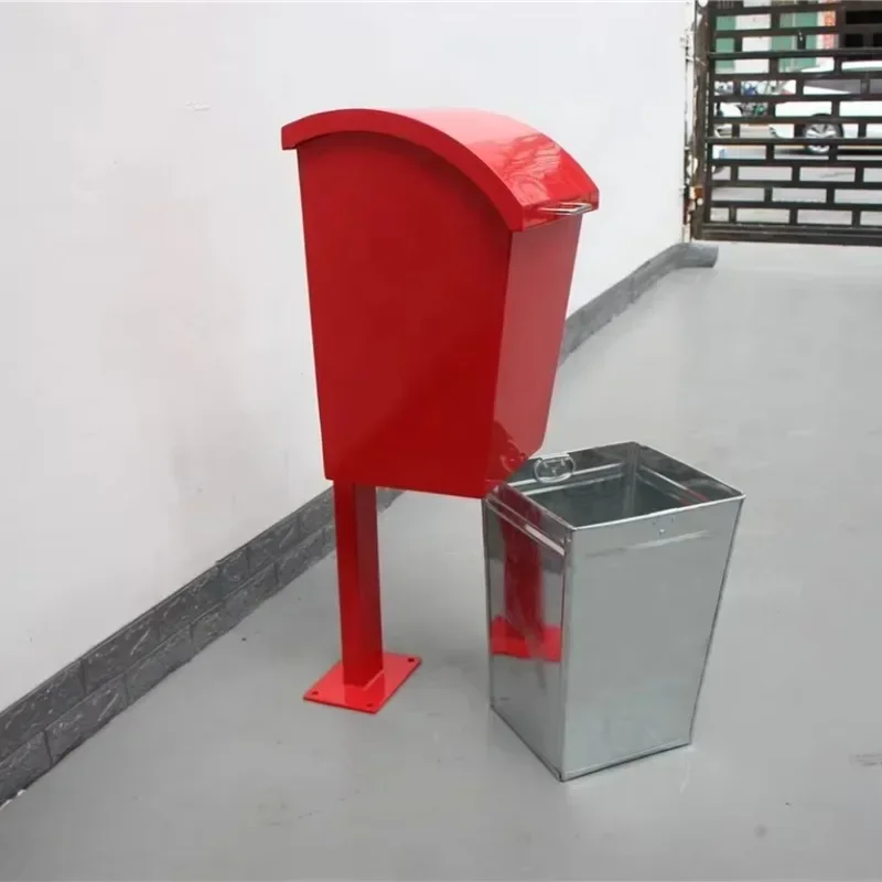 

Made Outdoor Metal Dog Waste Bin Steel Pet Trash Bin
