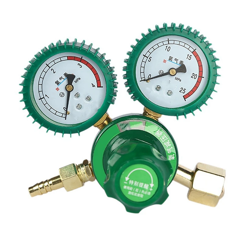 HOT SALE 2X Oxygen Gas Bottle Regulators O2 Reducing Pressure Inhaler Acetylene Double Gauge Regulator Oxygen Tank Regulator