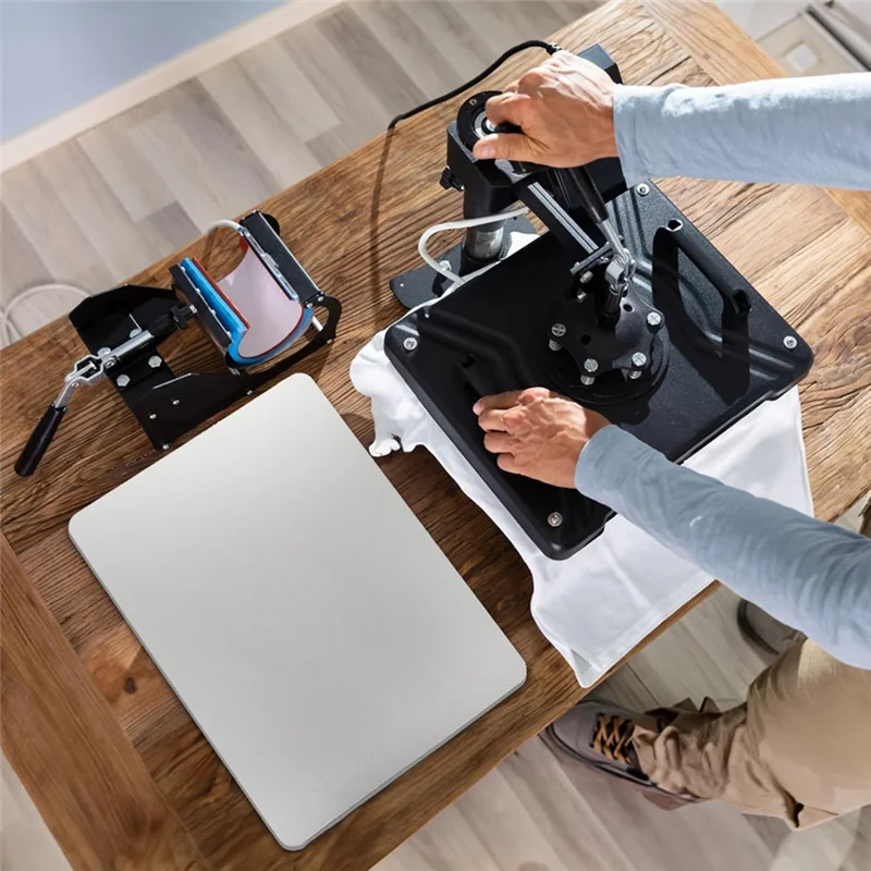 

ABZV-термопресс-прокладка, 2 шт., 15 х 12 дюймов, силиконовый коврик толщиной 0,3 дюйма, двусторонний для поделок