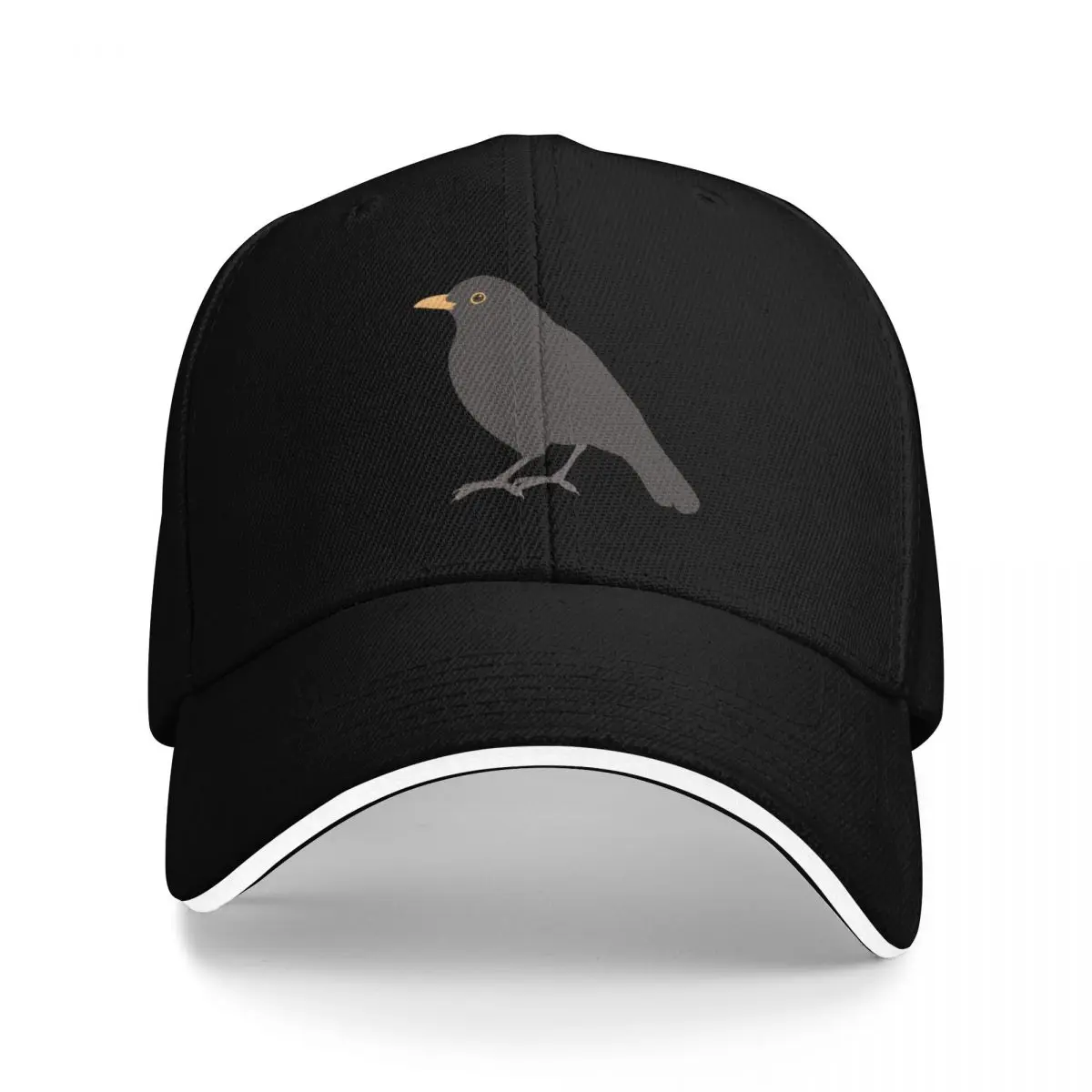 

Blackbird - Graphic Bird Art Baseball Cap western Hat Cosplay Men Women's