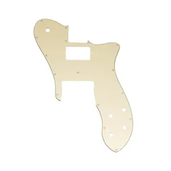 Musiclily Pro 16 Holes Single H Guitar Pickguard For USA/Mexico Fender 72 TL Custom Style Electric Guitar