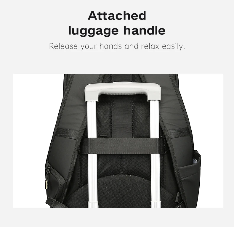 TANGCOOL Convertible Detachable Pocket Backpack Fits 17.3 Inch Notebook Waterproof Ventilated Back Panel Travel Luggage Bag