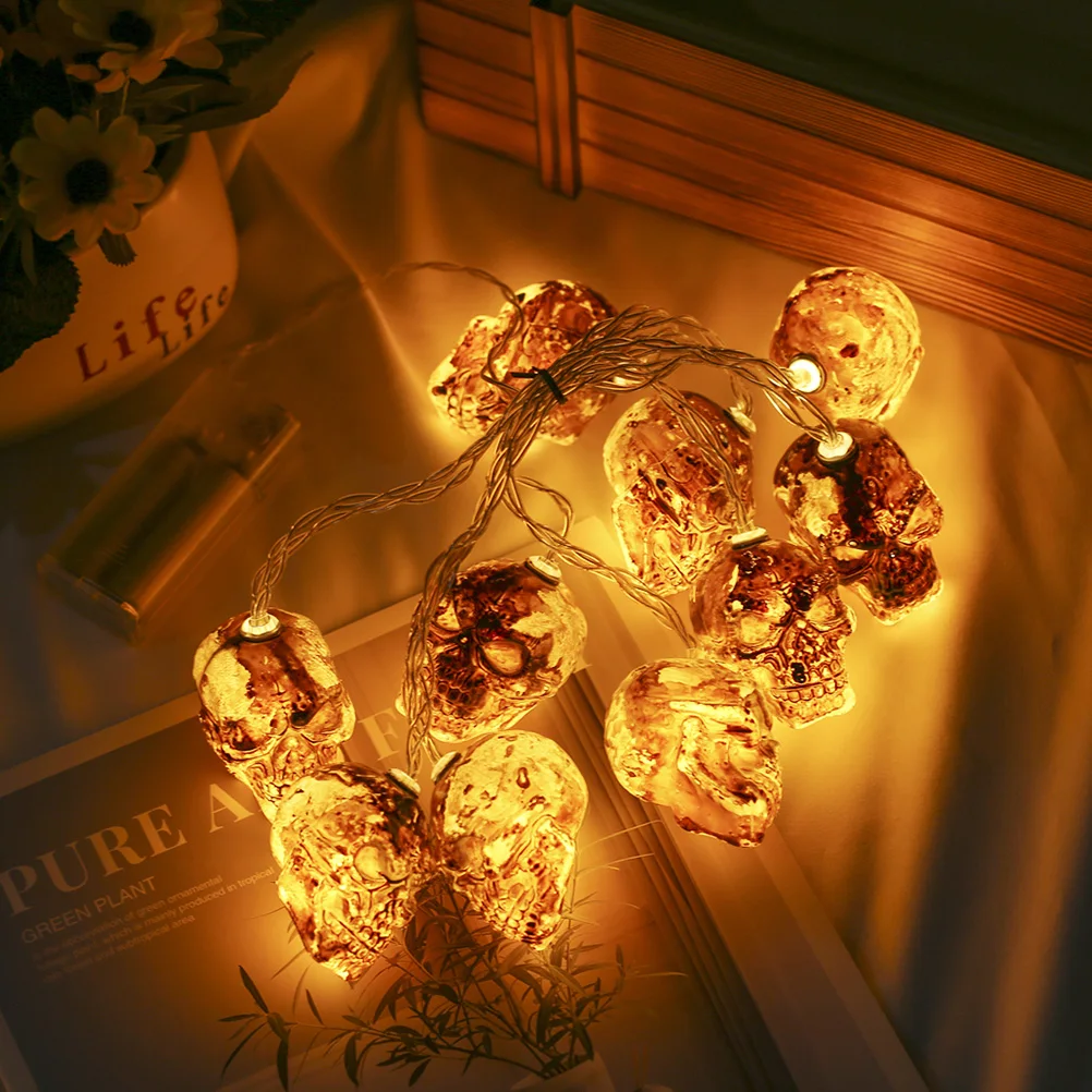 

Halloween String LED Operated Halloween Party String Light Supplies Plastic Theme Festival Lighting