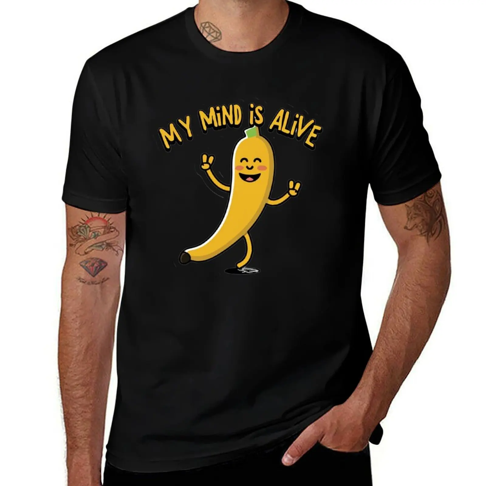 mon esprit est plein de vie T-shirt décontracté pour Thanksgiving