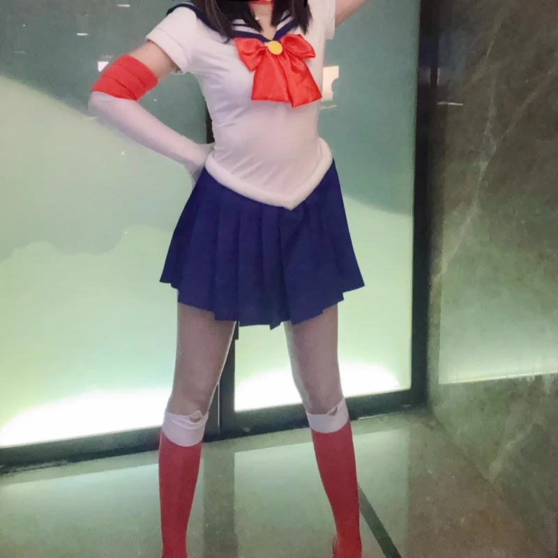 

Anime Adults Kids Cosplay Sailor Costume Wig Moon Tsukino Usagi Meiou Setsuna Chibiusa Dress Halloween Suit Party Clothing Gifts