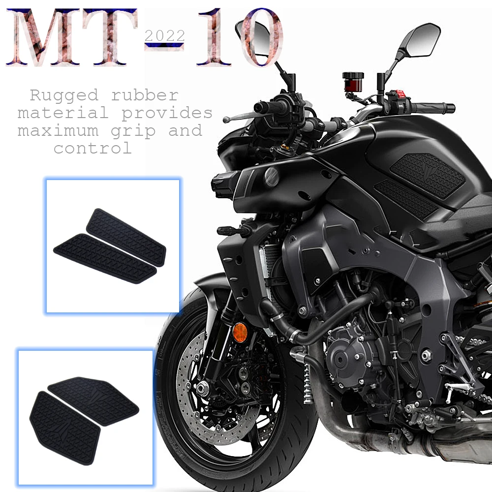 

Подходит для Yamaha MT10 MT 10 MT-10 2022 2023, аксессуары для мотоциклов, противоскользящая наклейка на топливный бак, защитная наклейка, тяговая накладка