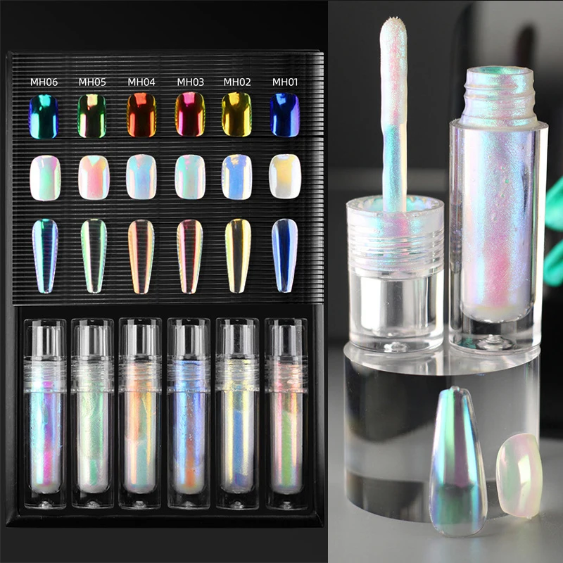 

Liquid Magic Mirror Nail Powder Liquid Moonlight Pigment Chrome Mirror Liquid Fingernail Decoration Long-lasting Aurora Nail Gel