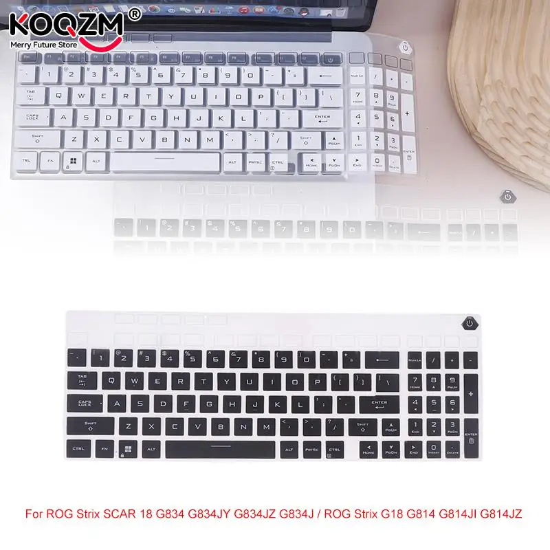 

Чехол для клавиатуры Asus ROG Strix SCAR 18 G834 G834JY G834JZ G834J G814JI G814JZ, 18-дюймовый чехол для клавиатуры ноутбука, защитная кожа
