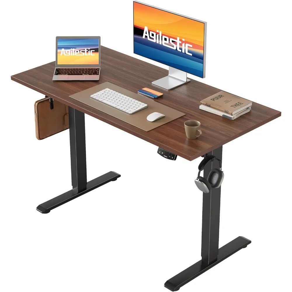 Electric Standing Desk 40 x 24 Inches, Height Adjustable Desk, Sit Stand up Desk for Work Office Home, Ergonomic