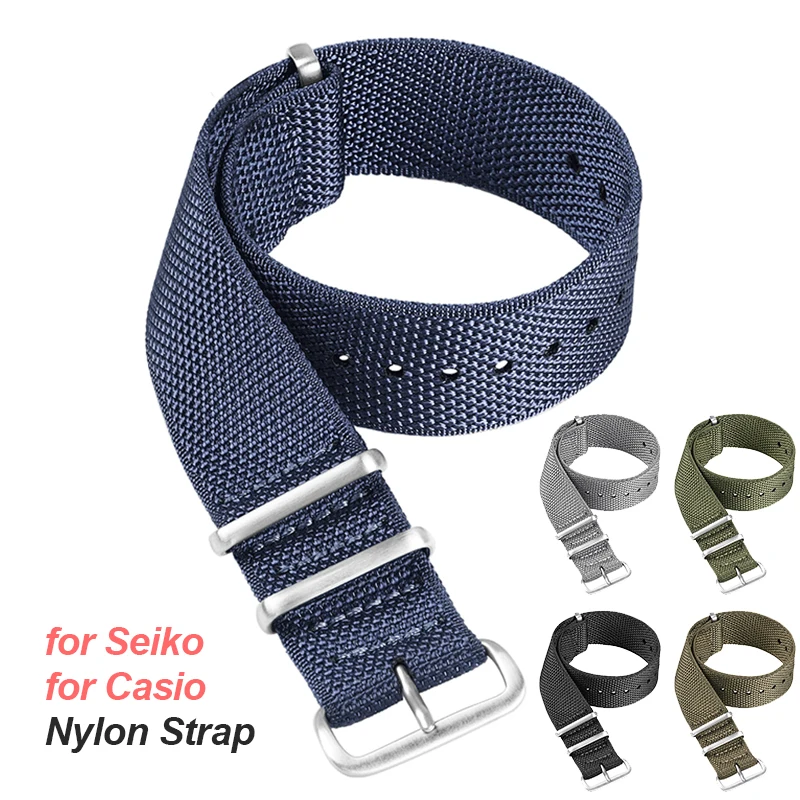 Weiches Nylon armband für Seiko Nylon armband für Omega-Armband für Rolex-Militär armband für Casio 20mm 22mm Universal band