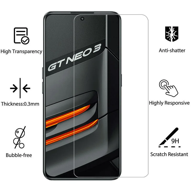 حافظة هاتف لهاتف Realme gt neo 3 من الزجاج المقسى على Real Megtneo neo 3 gtneo 3 5g غطاء خلفي 360 Realmi Reali reame relme Real me