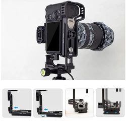 SETTO Quick Release Plate L Type Bracket Extension Telescopic adjustment for Sony A7R IV / A7 IV / A7M4 a7mIV Camera
