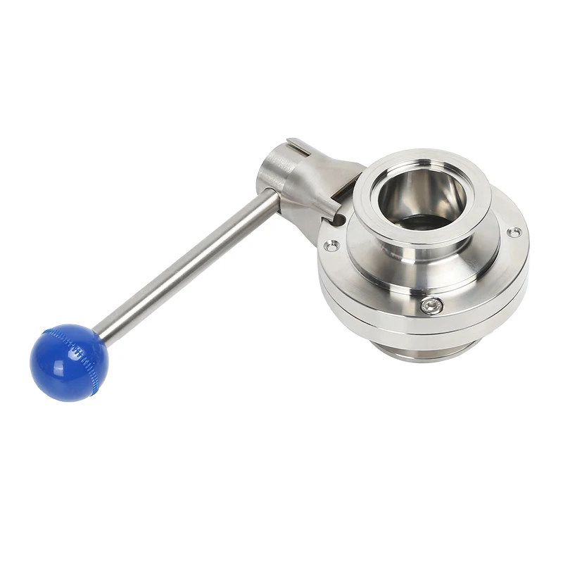 SS304 SS316L Vacuum Butterfly Valve Stainless Steel FKM Sale KF25/KF40/KF50 Manual Vacuum Valve Actuator Electric NW25/40