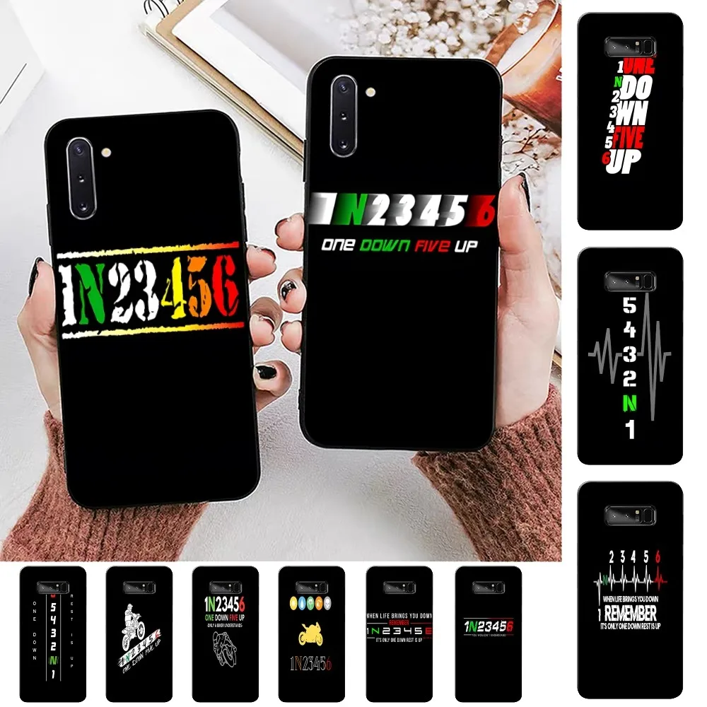 1N23456 M-Motorcycle Phone Case For Samsung Note 8 9 10 20 Pro Plus Lite M 10 11 20 30 21 31 51 A 21 22 42 02 03