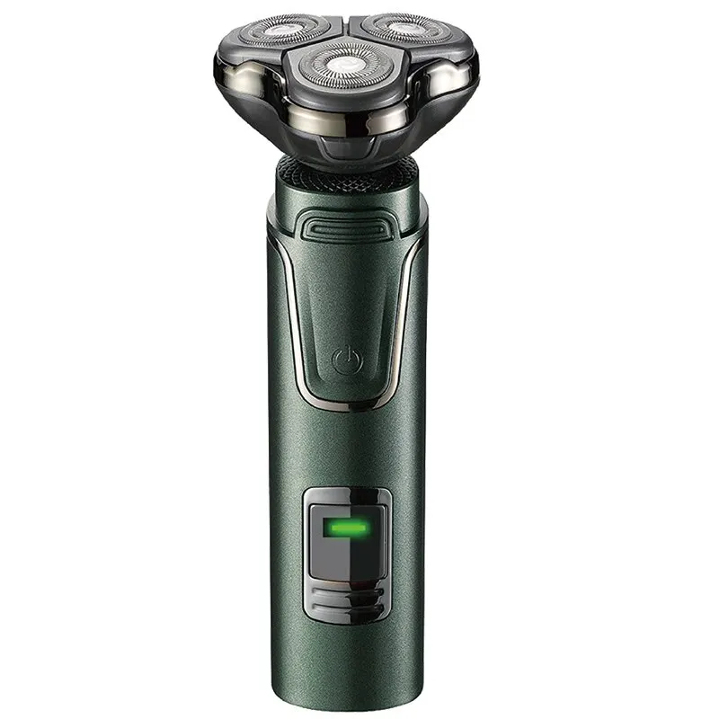 Electric Razor for Men Shavers 3 in 1 Dry Wet Waterproof Rotary Men's Face Trimmer Shaver Razors
