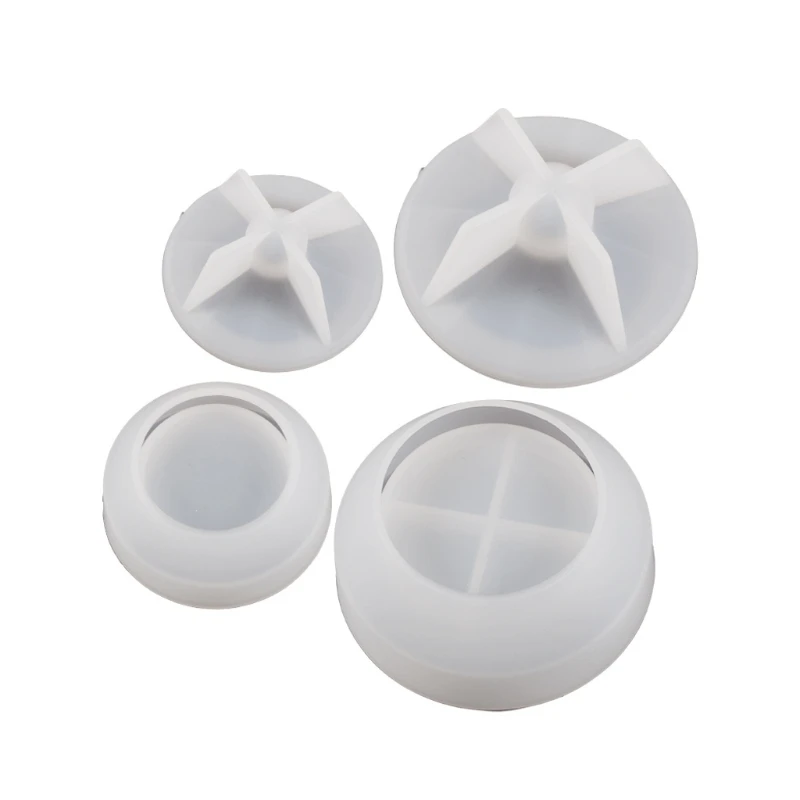 Round Shaped Storage Container Moulds Silicone Material Perfect for DIY Crafts Dropship