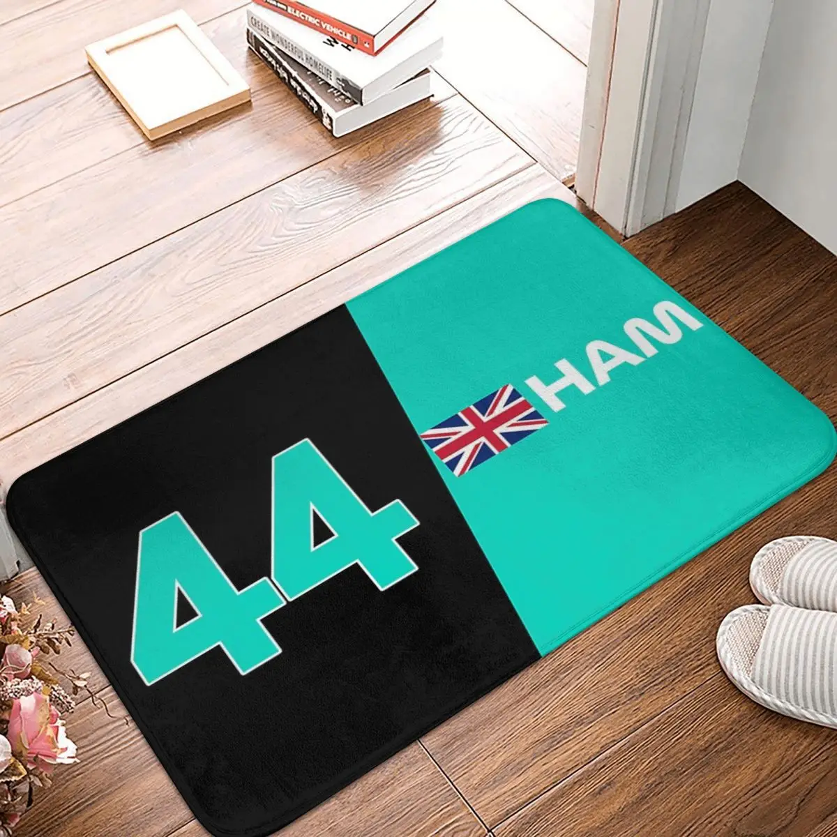 F1 Lewis Hamilton Mercedes AMG Anti-slip Doormat Floor Mat Antiwear Carpet Rug for Kitchen Entrance Home Bedroom Footpad Mats