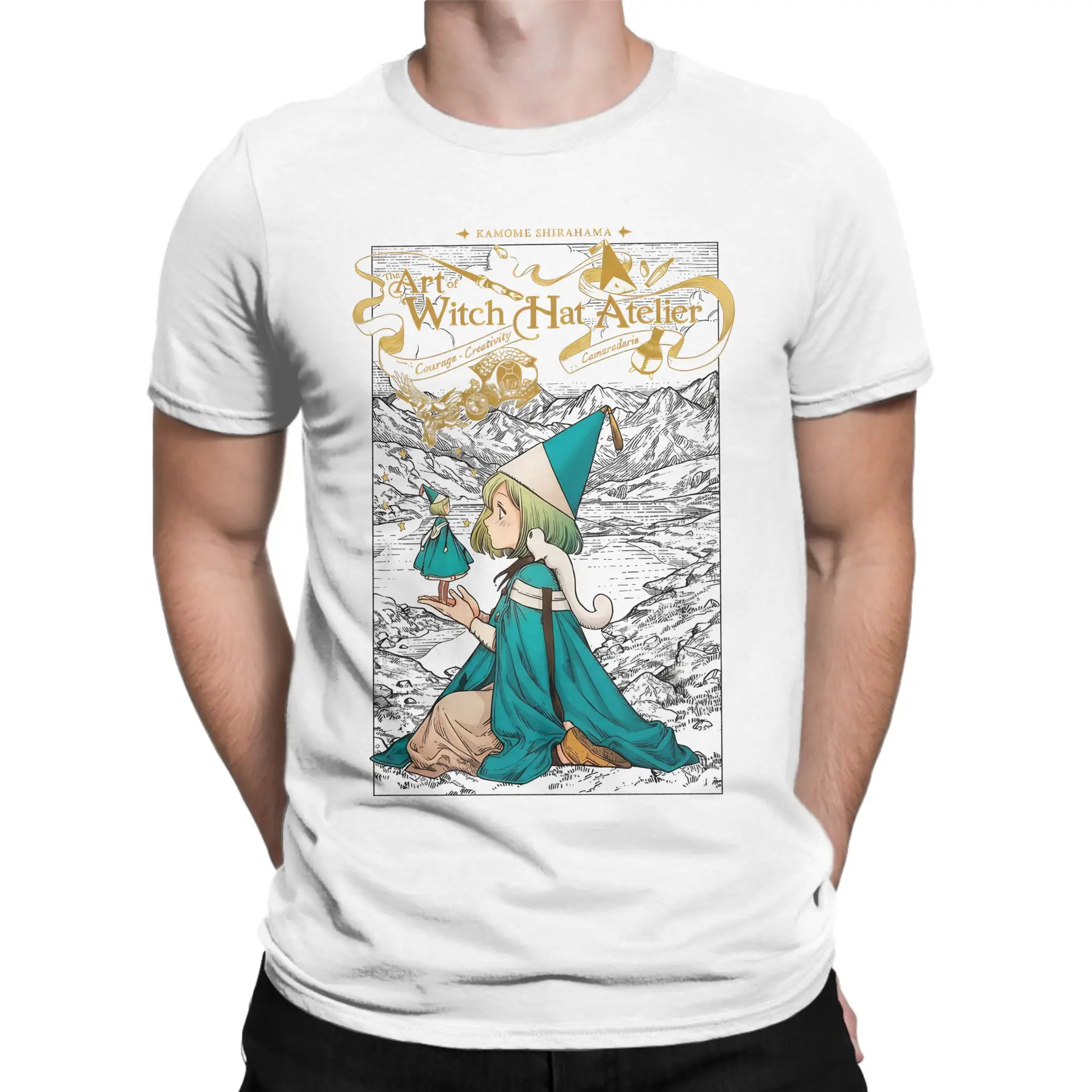 Men Women's T-Shirt Coco Anime Witch Hat Atelier Summer Tee Shirt Aesthetic Design Pure Cotton Tops Gift Idea