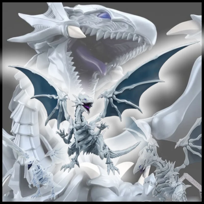 

New Ko Blue-Eyes White Dragon Frs Figure Pvc Action Assembly Figure Blue Eyes White Dragon Anime Model Collectable Kit Toy Gifts