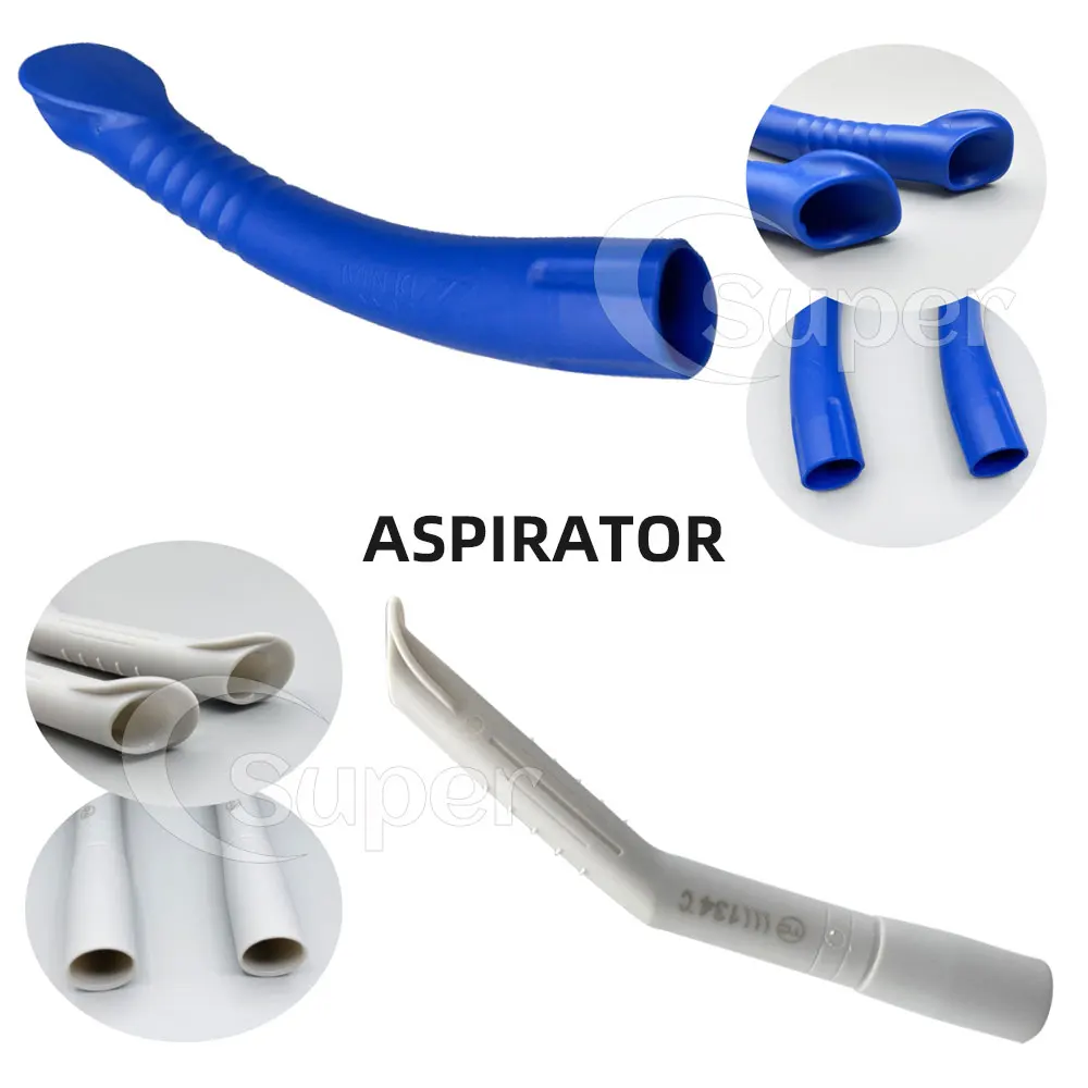 Dental Surgical Strong Suction Tubes Disposable Surgical Aspirator  High Volume Saliva Tube for Children/Adult