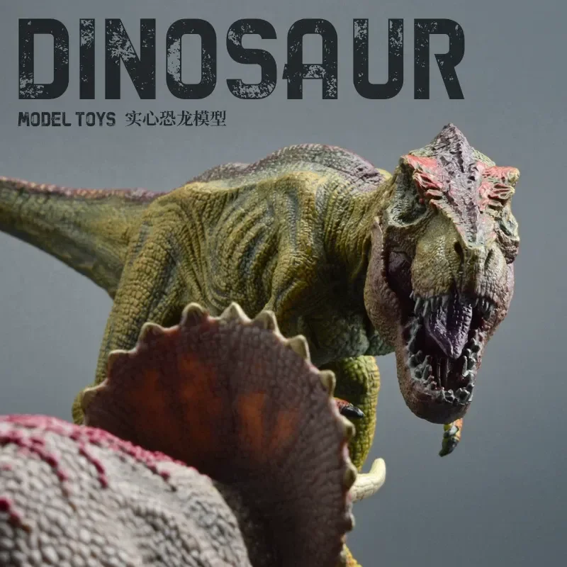 Large Solid Dinosaur Model T Rex Simulation Animal Hard Gel Jurassic Tyrannosaurus Rex Figure Educational Toy for Boys Kids