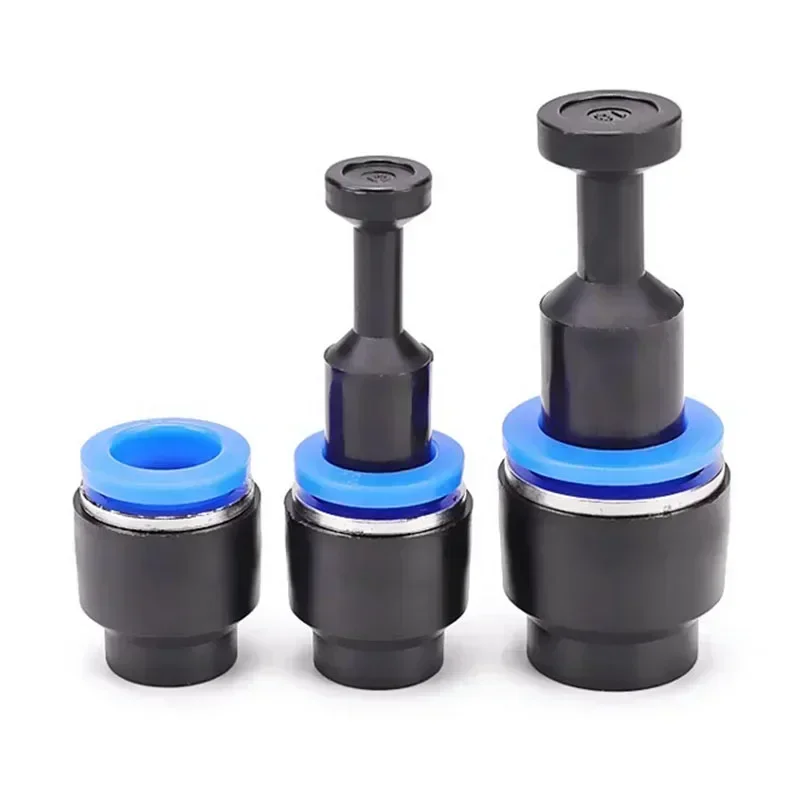 Pneumatic Plug Fittings Quick Nylon Fitting 4mm/6mm/8mm/10mm/12mm/16mm Hose Tube Push Fit Dustproof Seal Connector Air Line