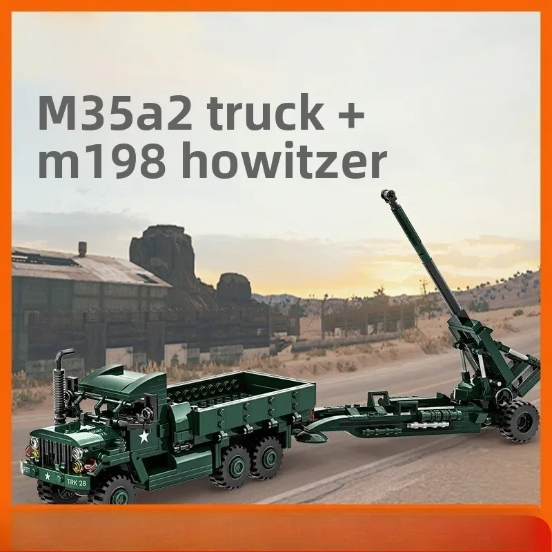 nuevo-camion-moderno-m35a2-2026-lanzador-de-cohetes-m198-vehiculo-blindado-bloques-de-construccion-juguete-diy-regalos-485-piezas
