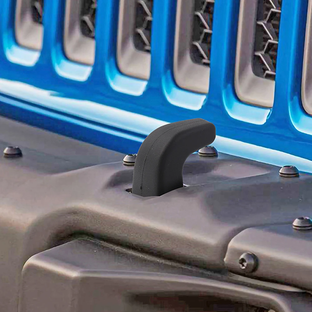 Car Front Bumper Tow Trailer Towing Bars Hook Protective Cover for Jeep Wrangler JK JL Gladiator JT 2007 Up Exterior Accessories