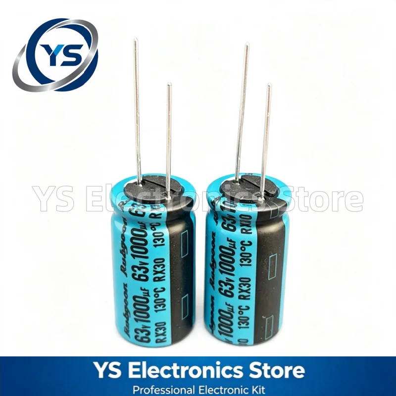 Rubycon RX30 Series 63V1000UF 16x31.5mm High-temperature Resistant 130-degree Aluminum Electrolytic Capacitor 20% 1000UF 63V