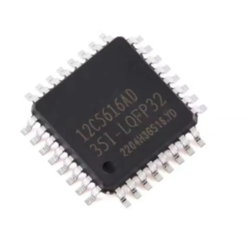 50PCS   STC12C5616AD-35I-LQFP32  New Original