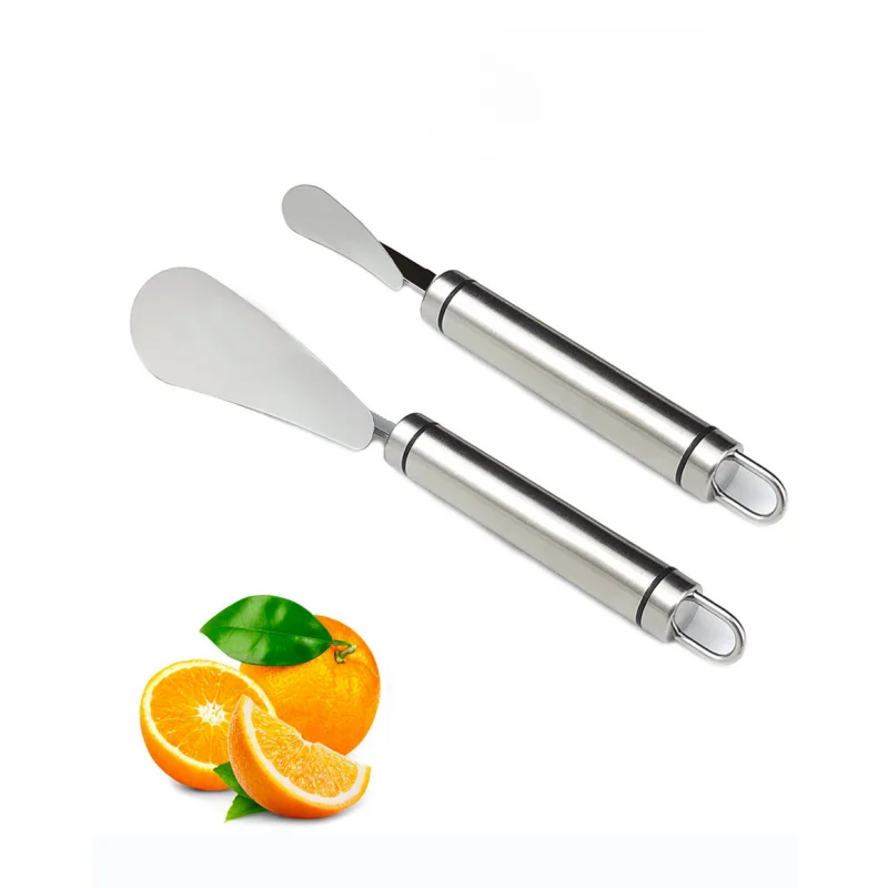 Stainless Steel Orange Grapefruit Peeler Practical Fruit Opener Skinning Knife Vegetables Peeling Cutter Kitchen Supplies