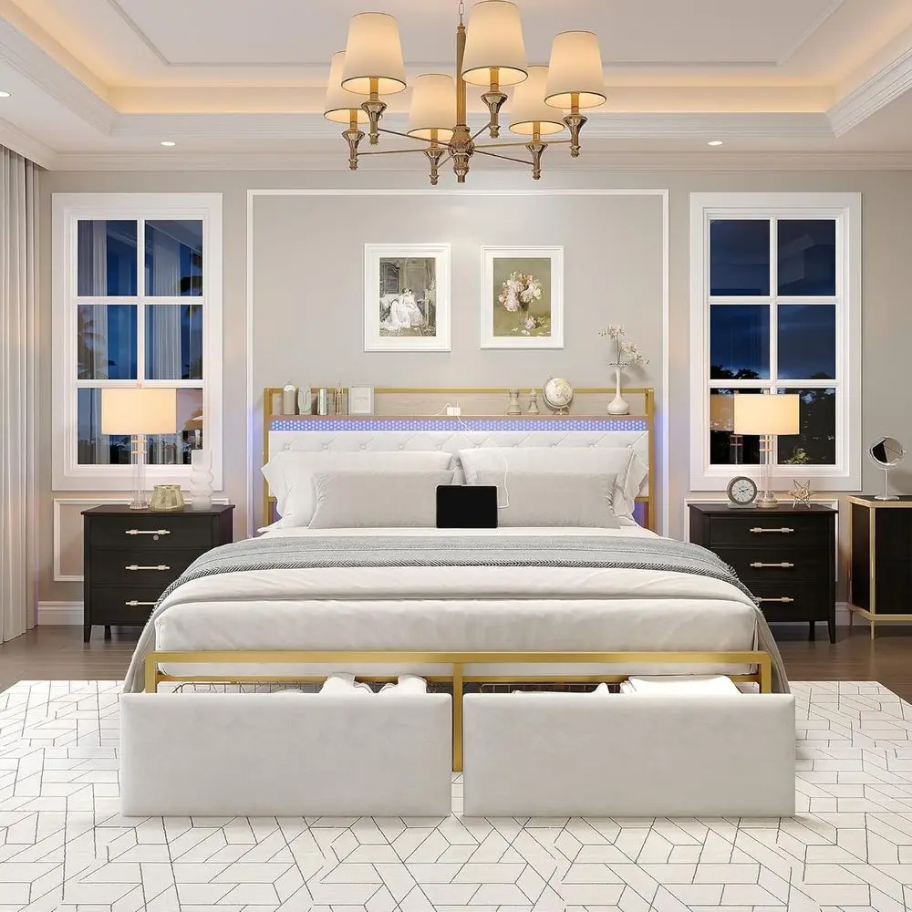 Garveehome King Bed…