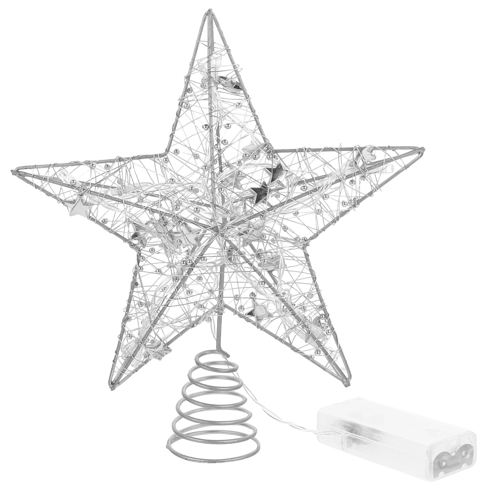 1 szt. Świecący w ciemności szczyt choinkowy, jasny i kolorowy, dekoracja choinkowa na Boże Narodzenie, dekoracja na imprezę, dekoracja domu, ozdoba na szczyt choinki